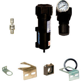 Exair® Threaded Line Vac Kit Aluminum 5.6 CFM 3/8" NPT 