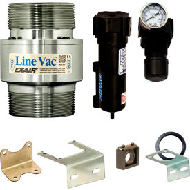 Threaded Line Vac Kit, Aluminum, 68.5 CFM, 3" NPT view 2