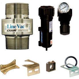 Exair® Threaded Line Vac Kit Stainless Steel 58.5 CFM 2-1/2" NPT 