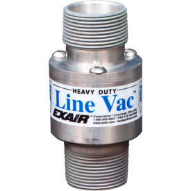 Heavy Duty Threaded Line Vac, Hardened Alloy, 49 CFM, 1-1/4" NPT view 2