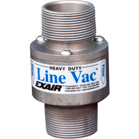 Heavy Duty Threaded Line Vac Only, Hardened Alloy, 55 CFM, 1-1/2" NPT view 2