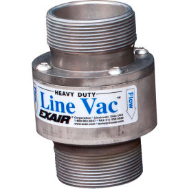 Heavy Duty Threaded Line Vac, Hardened Alloy, 75 CFM, 2" NPT view 2