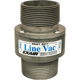 Heavy Duty Threaded Line Vac, Hardened Alloy, 90 CFM, 2-1/2" NPT view 2