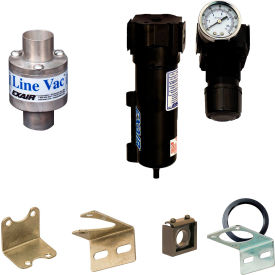 Heavy Duty Line Vac Kit, Hardened Alloy, 35 CFM, 1" Hose view 2