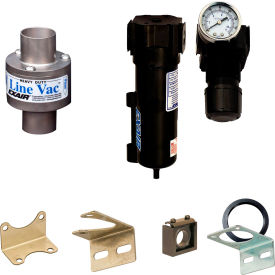 Exair® Heavy Duty Line Vac Kit Hardened Alloy 55 CFM 1-1/2" Hose 