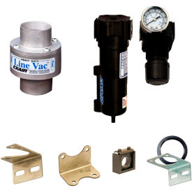 Exair® Heavy Duty Line Vac Kit Hardened Alloy 75 CFM 2" Hose 