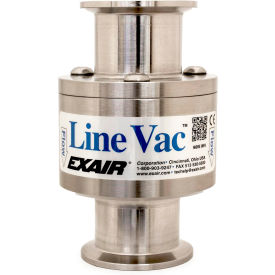 Exair® Sanitary Flange Line Vac 316 Stainless Steel 33 CFM 1-1/2" Hose 
