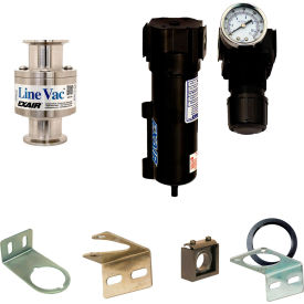 Exair® Sanitary Flange Line Vac Kit 316 Stainless Steel 33 CFM 1-1/2" Hose 