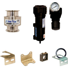 Exair® Sanitary Flange Line Vac Kit 316 Stainless Steel 58.5 CFM 2-1/2" Hose 