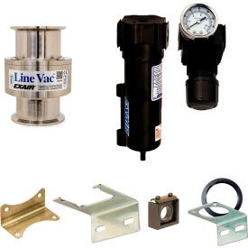 Exair® Sanitary Flange Line Vac Kit 316 Stainless Steel 68.5 CFM 3" Hose 