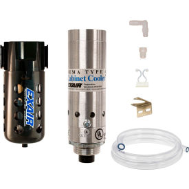 NEMA 4 Cabinet Cooler System, Continuous Operation, 8 CFM, 1/8" NPT, 550 BTU/Hr view 2