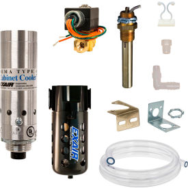 NEMA 4 Cabinet Cooler System w/Thermostat Control, 8 CFM, 1/8" NPT, 550 BTU/Hr view 2