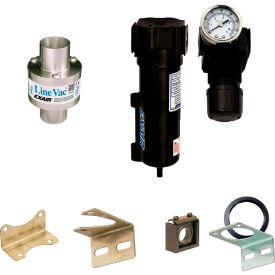 Line Vac Kit, Stainless Steel, 45 CFM, 2" Hose view 2