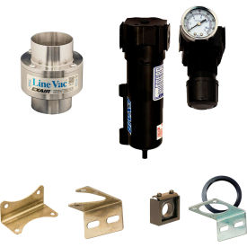 Line Vac Kit, Stainless Steel, 68.5 CFM, 3" Hose view 2