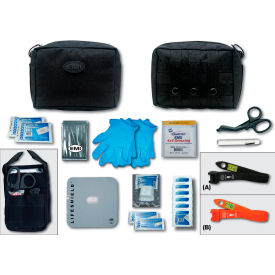 EMI - EMERGENCY MEDICAL INTERNATIONAL 9130 EMI Active Shooter/Bleed Aid™ Kit Basic with S.T.A.T. Tourniquet "A", Black image.