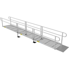 Ez-Access P3G-SEM20 EZ-ACCESS PATHWAY 3G Wheelchair Ramp Kit, 20FT, 36" Use W, Expanded Metal, Two-Line Handrail, 3/PK image.
