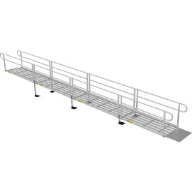 Ez-Access P3G-SEM30 EZ-ACCESS PATHWAY 3G Wheelchair Ramp Kit, 30FT, 36" Use W, Expanded Metal, Two-Line Handrail, 3/PK image.