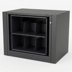 Rotary File Cabinet Starter Unit Legal 1 Shelves Black