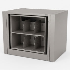 Rotary File Cabinet Starter Unit Legal 1 Shelves Light Gray
