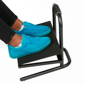 EMS MIND READER LLC. FTHEIGHT-BLK Mind Reader Ergonomic Adjustable Foot Rest with Handle, Black image.