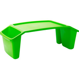 EMS MIND READER LLC. KIDLAP-GRN Mind Reader Freestanding Portable Lap Desk with Side Pockets for Kids, Green image.
