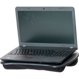 EMS MIND READER LLC. LPTPDSK-BLK Mind Reader Portable Laptop Lap Desk with Handle, Black image.