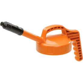 Edm Zap Parts Inc 100306 Oil Safe Stretch Spout Lid, Orange, 100306 image.