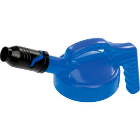 Edm Zap Parts Inc 100502 Oil Safe Stumpy Pour Spout Lid, Blue, 100502 image.