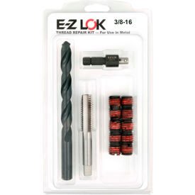 E-Z LOK Thread Repair Kit for Metal - Standard Wall - 3/8-16 x 9/16-12 - EZ-329-6