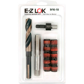 E-Z Lok EZ-329-918 E-Z LOK™ Thread Repair Kit for Metal - Standard Wall - 9/16-18 x 3/4-10 - EZ-329-918 image.