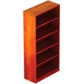 Offices To Go™ 4 Shelf Bookcase in Dark Cherry - Executive Modular Furniture