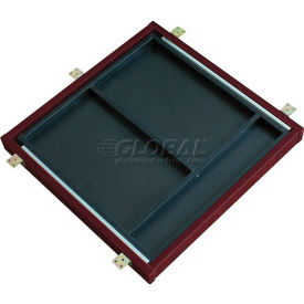 Global Industries Otg SL20CD-AML Offices To Go™ Center Drawer in Mahogany - Executive Modular Furniture image.