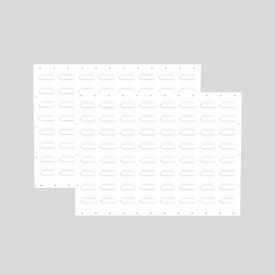 Valley Craft® Louvered Wall Panel 24"W x 18"H White Pack of 2