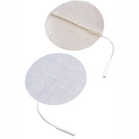 Fabrication Enterprises Inc 04-2170-10 Dura-Stick® Premium Electrodes, 1.25" Round, Stainless Steel Mesh, 40/Case image.