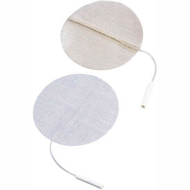 Fabrication Enterprises Inc 04-2171-10 Dura-Stick® Premium Electrodes, 2" Round, Stainless Steel Mesh, 40/Case image.