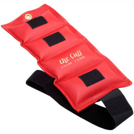 Fabrication Enterprises Inc 10-0206 Cuff® Original Wrist and Ankle Weight, 2.5 lb., Red image.