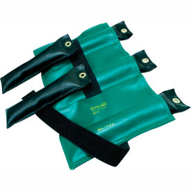 Pouch Adjustable Wrist and Ankle Weight, 25 lb., Green, 1 Set