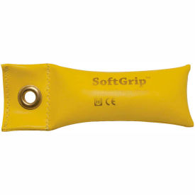 Fabrication Enterprises Inc 10-0351-1 CanDo® SoftGrip® Hand Weight, 1 lb., Yellow image.