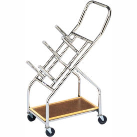 Mobile Cart For Iron Disc Weight Plates, 350 lb. Capacity,  23-1/2