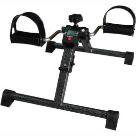 Fabrication Enterprises Inc 10-0712 CanDo® Folding Pedal Exerciser with Digital Display, Pre-Assembled image.