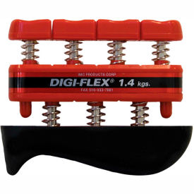 Fabrication Enterprises Inc 10-0741 CanDo® Digi-Flex® Hand/Finger Exerciser, Red, Light image.