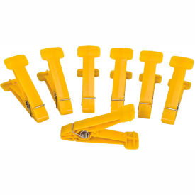 Fabrication Enterprises Inc 10-0841 Graded Pinch Finger Exerciser - 7 Replacement Pinch Pins, Yellow, X-Light image.