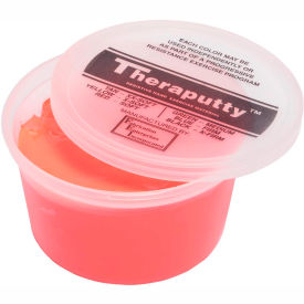 Fabrication Enterprises Inc 10-0919 TheraPutty® Standard Exercise Putty, Red, Soft, 1 Pound image.