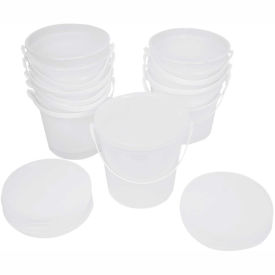 Fabrication Enterprises Inc 10-0944 Containers and Lids For 5 Pound Putty, 10/Case image.