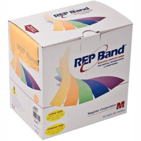 Fabrication Enterprises Inc 10-1089 REP Band® Latex Free Exercise Band, Peach, 50 Yard Roll/Box image.