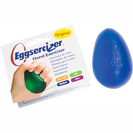 Fabrication Enterprises Inc 10-1292 Eggsercizer® Hand Exerciser, Medium, Blue image.