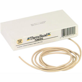 Fabrication Enterprises Inc 10-1310 Thera-Band™ Latex Exercise Tubing, Tan, 25 Roll/Box image.