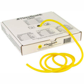Fabrication Enterprises Inc 10-1311****** Thera-Band™ Latex Exercise Tubing, Yellow, 25 Roll/Box image.