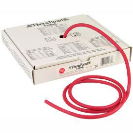 Fabrication Enterprises Inc 10-1312 Thera-Band™ Latex Exercise Tubing, Red, 25 Roll/Box image.