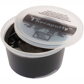 Fabrication Enterprises Inc 10-1470 TheraPutty® Standard Exercise Putty, Black, X-Firm, 1 Pound image.